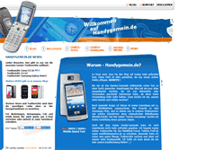 Tablet Screenshot of handygemein.de